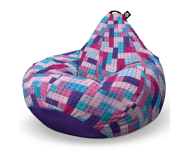 Fotoliu Puf Bean Bag tip Para L, Lego Tetris Mov