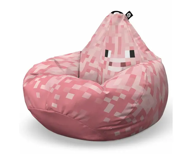 Fotoliu Puf Bean Bag tip Para L, Minecraft Pig