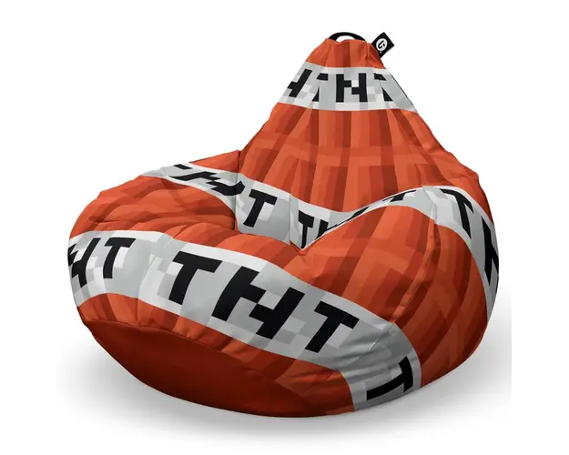 Fotoliu Puf Bean Bag tip Para L, Minecraft TNT