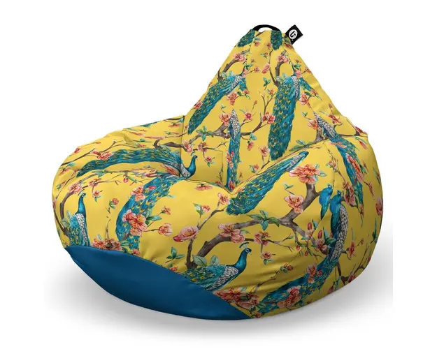 Fotoliu Puf Bean Bag tip Para L, Pauni