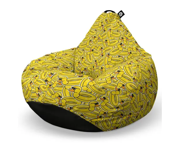 Fotoliu Puf Bean Bag tip Para L, Rate Galbene Cool