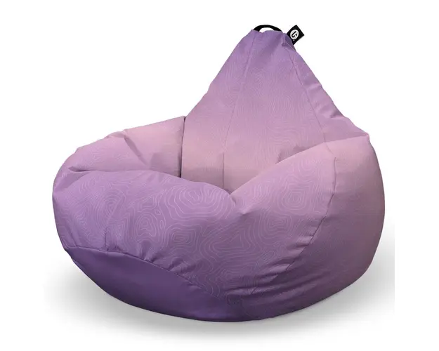 Fotoliu Puf Bean Bag tip Para L, Topografic Mov