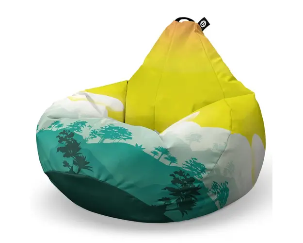 Fotoliu Puf Bean Bag tip Para L, Tropical