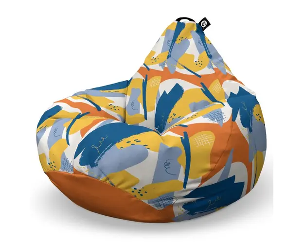 Fotoliu Puf Bean Bag tip Para XL, Abstract Retro