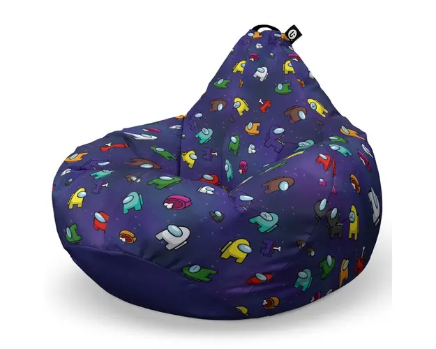 Fotoliu Puf Bean Bag tip Para XL, Among Us Blue