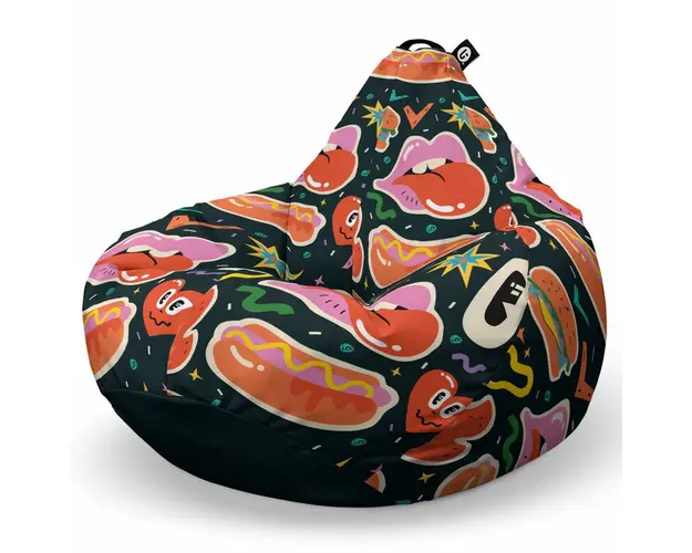 Fotoliu Puf Bean Bag tip Para XL, Colaj