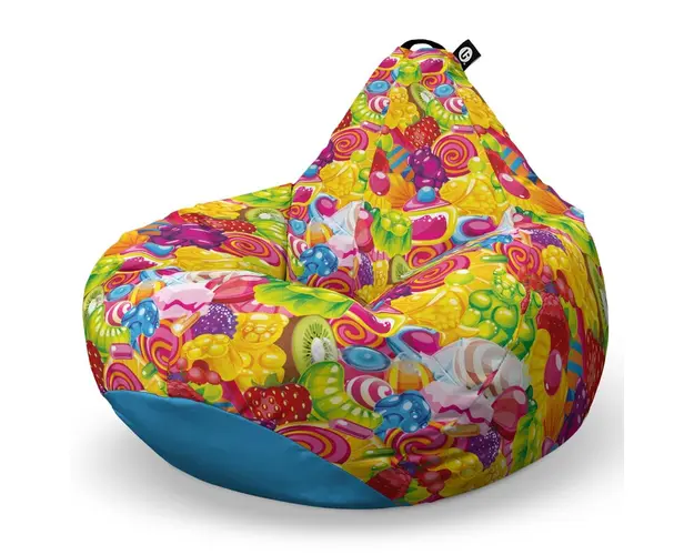 Fotoliu Puf Bean Bag tip Para XL, Fruits Candy
