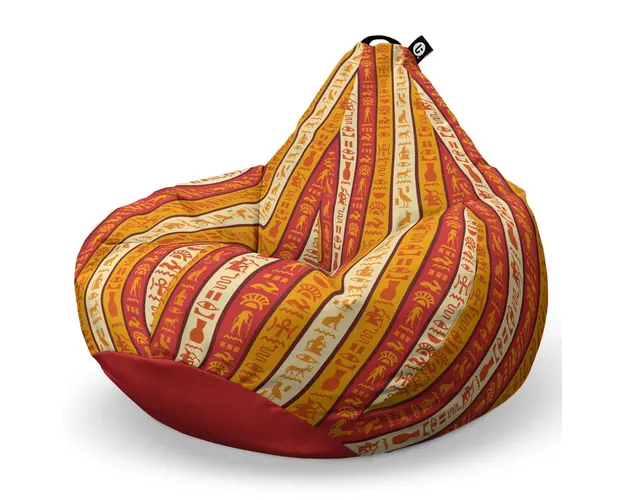 Fotoliu Puf Bean Bag tip Para XL, Hieroglife Egiptene
