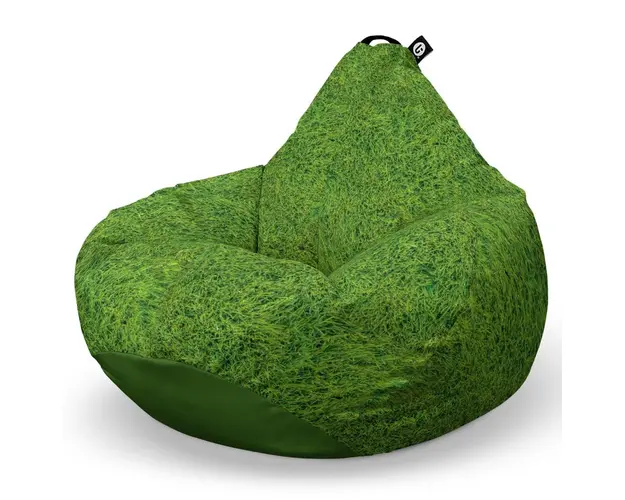 Fotoliu Puf Bean Bag tip Para XL, Iarba Verde