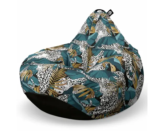 Fotoliu Puf Bean Bag tip Para XL, Jaguar In Jungla