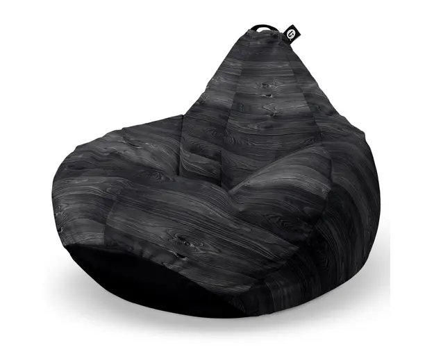 Fotoliu Puf Bean Bag tip Para XL, Lemn Negru