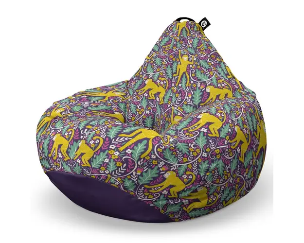 Fotoliu Puf Bean Bag tip Para XL, Maimute in Copac