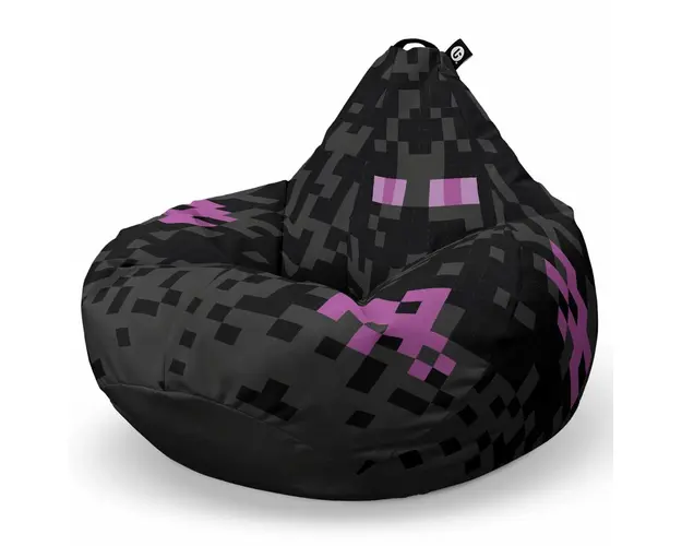 Fotoliu Puf Bean Bag tip Para XL, Minecraft Enderman