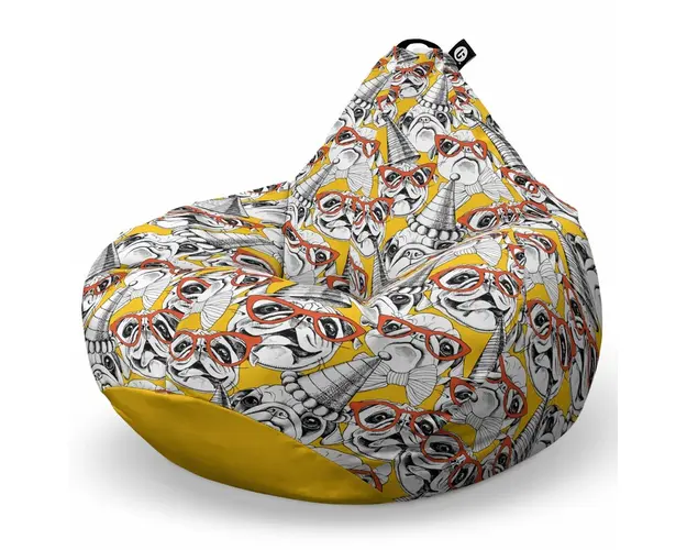 Fotoliu Puf Bean Bag tip Para XL, Party Pugs