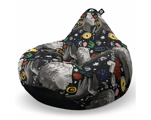Fotoliu Puf Bean Bag tip Para XL, Popart Statue