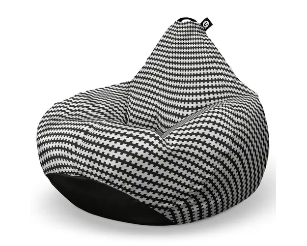 Fotoliu Puf Bean Bag tip Para XL, Scandinavian, Black