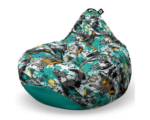 Fotoliu Puf Bean Bag tip Para XL, Snowboard