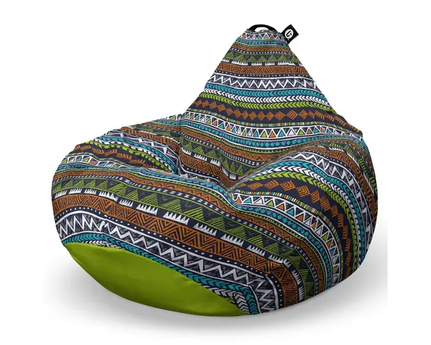 Fotoliu Puf Bean Bag tip Para XL, Tribal Aztec