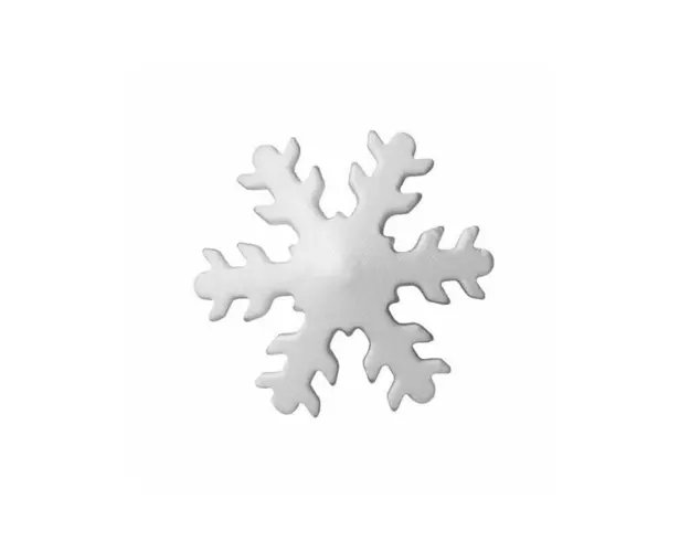 Fulg de nea din polistiren de 17 cm