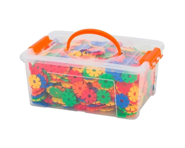 Fulgi de nea mici, Vinco, set de 1000 piese, multicolor