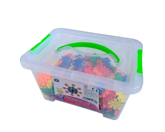Fulgi de nea mini - 2,7 cm - set de 420 piese