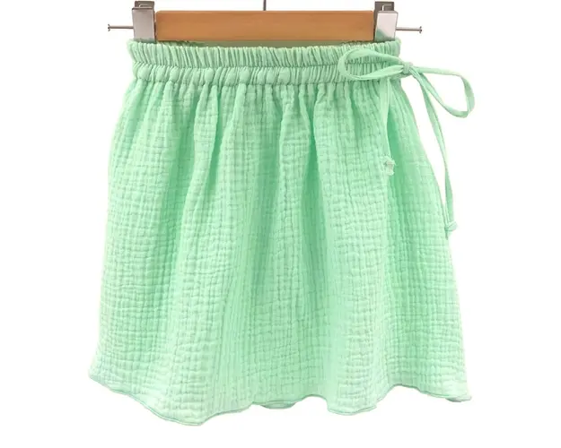 Fustita de vara pentru fete, din muselina, Minty, 104-110 cm (4-5 ani)