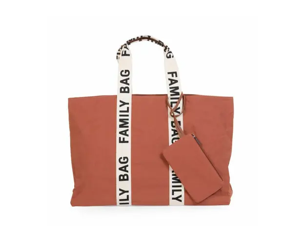 Geanta Childhome Family Bag Signature Ruginiu
