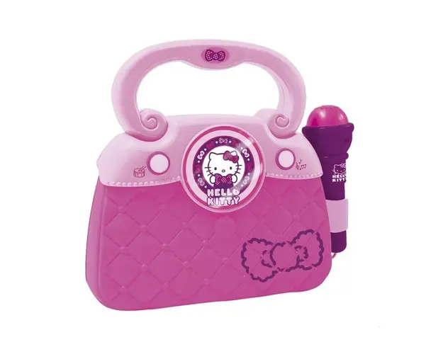 Reig musicales - Geanta cu microfon si amplificator, Hello Kitty