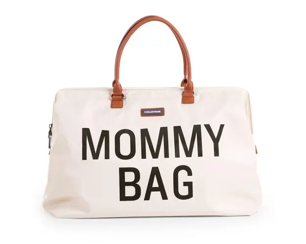 Geanta de infasat Childhome Mommy Bag Ecru
