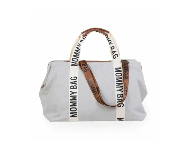 Geanta de infasat Childhome Mommy Bag Signature Alb