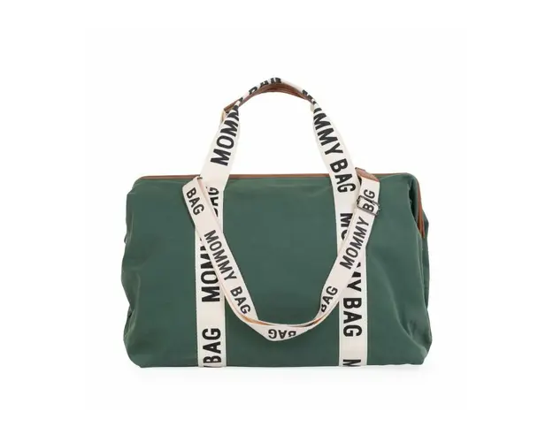 Geanta de infasat Childhome Mommy Bag Signature Verde