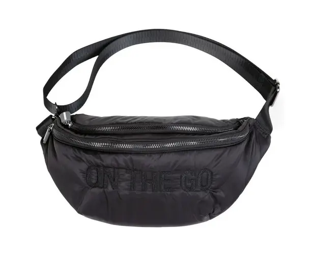 Geanta matlasata Childhome Banana On The Go Negru