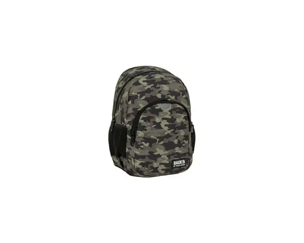 Ghiozdan BackUp, 26x34x14 cm, Poliester, Camuflaj, PLB5T33