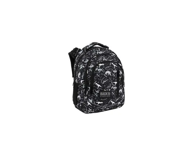 Ghiozdan ergonomic de copii pentru scoala, BackUP, 4 compartimente, model Dinozauri PLB4R114