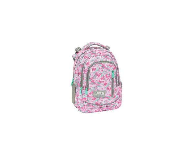 Ghiozdan pentru fetite, Backup, Impermeabil, bezele colorate, cu 3 compartimente, PLB5R23, 39x27x20cm