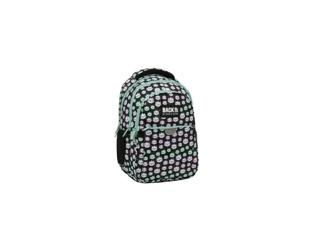 Ghiozdan pentru fetite, Backup, Impermeabil, RainBow Cat, 3 compartimente, PLB5P06, 39x27x20 cm