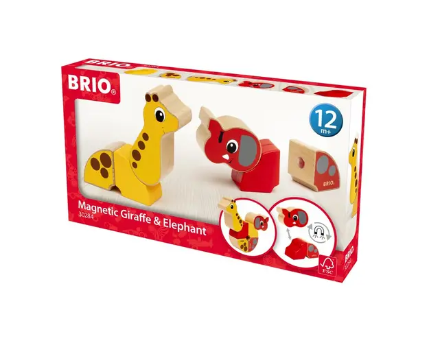 Brio - Girafa Si Elefant Magnetici
