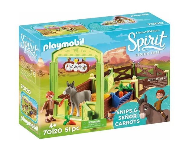 Playmobil - Grajd Si Copil Cu Morcovi