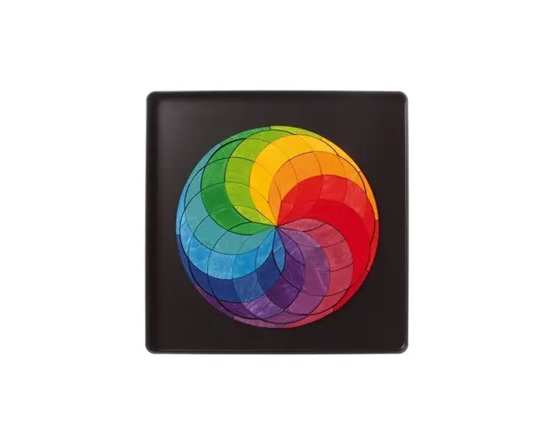 Spirala culorilor - puzzle magnetic