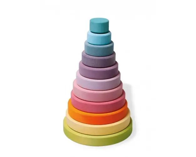 Turn colorat pastel, 11 piese