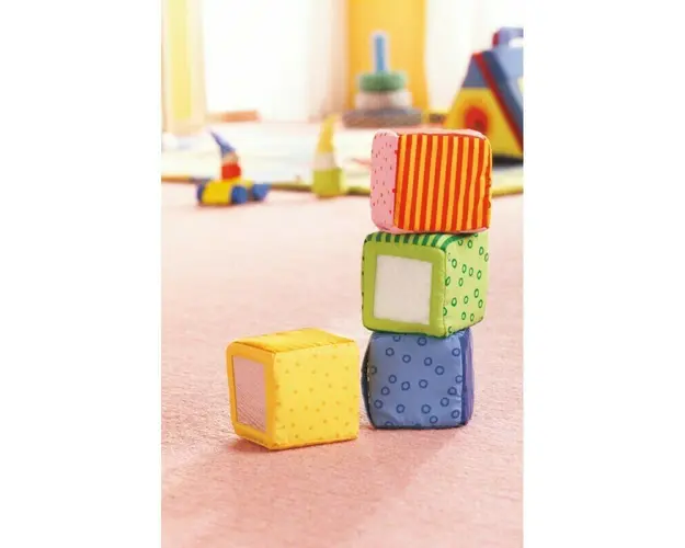 Haba - Set de cuburi senzoriale Happy Quartett
