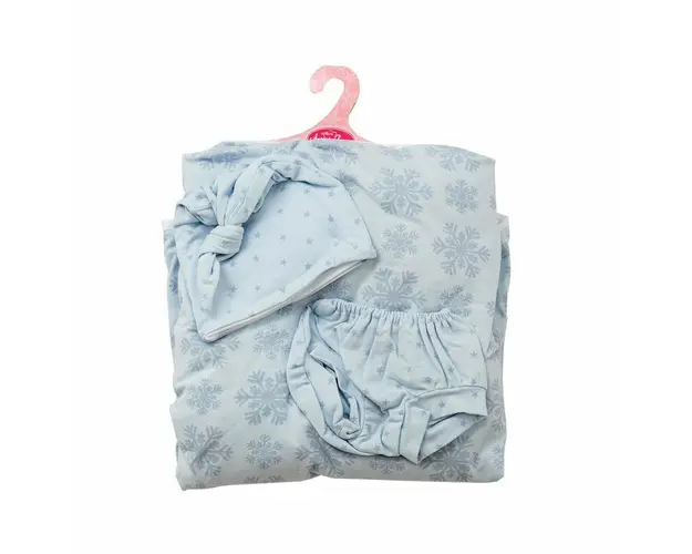 Hainute pentru papusi de 42 cm, caciulita somn cu paturica albastra, Antonio Juan