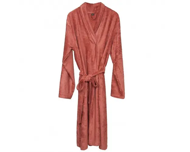 Halat de Baie Frotir din Bambus pentru Adulti L Apricot Blush