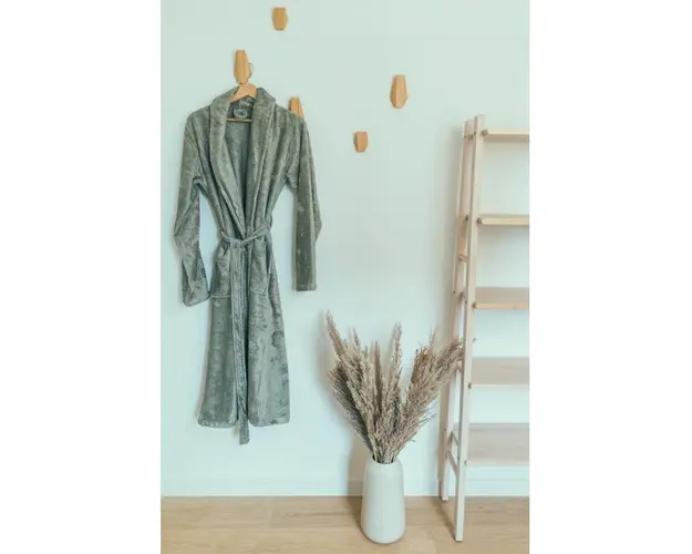 Halat de Baie Frotir din Bambus pentru Adulti XL Whisper Green