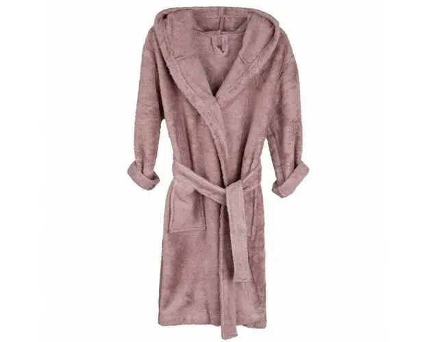 Halat de Baie Frotir din Bambus pentru Copii 4-6 ani Mellow Mauve