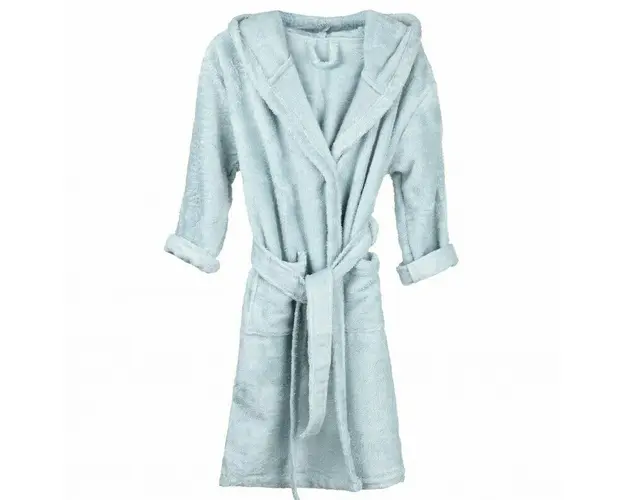 Halat de Baie Frotir din Bambus pentru Copii 4-6 ani Sea Blue