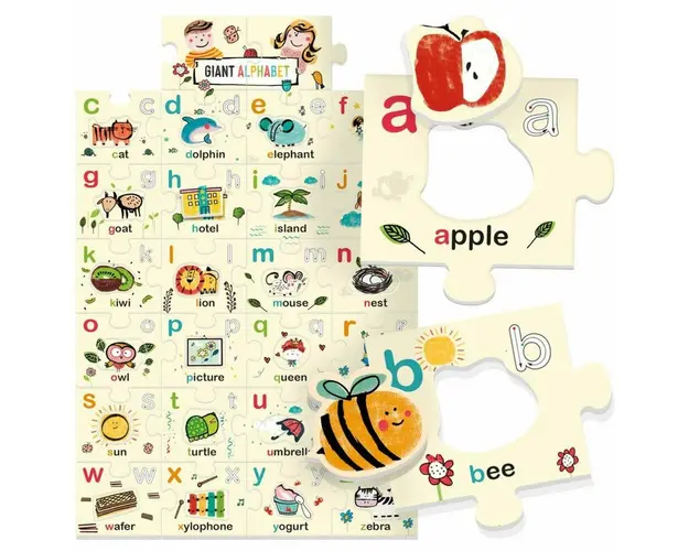 Headu Ecoplay - Puzzle Mare Alfabetul In Engleza