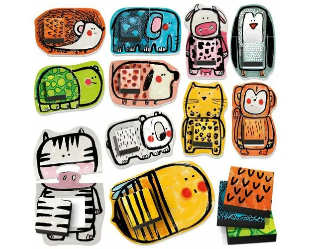 Headu Ecoplay - Puzzle-Uri Sa Potrivim Animalele