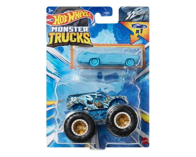 HOT WHEELS MONSTER TRUCK SI MASINUTA METALICA 32 DEGREES