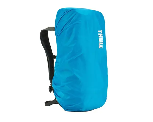 Husa de protectie ploaie Thule Rain Cover pentru rucsacuri 15-30L, Albastru